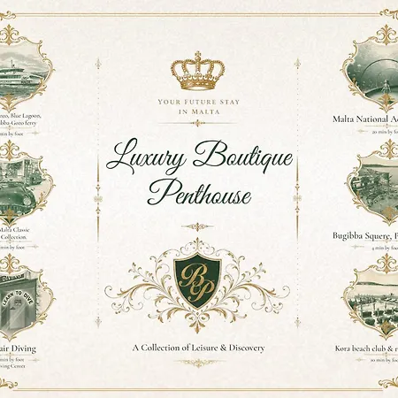 Sea View Luxury Boutique Penthouse St Pauls Bay خليج سانت بول