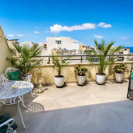 Boutique Penthouse With Private Terrace & Sea View Σεντ Πόλς Μπέι